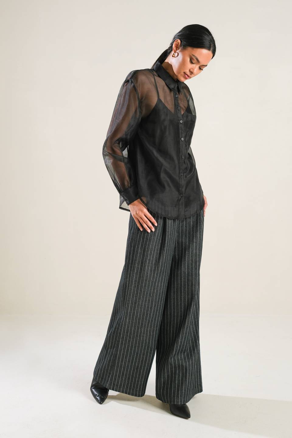 LOVE OVER FEAR ORGANZA TOP Flying Tomato